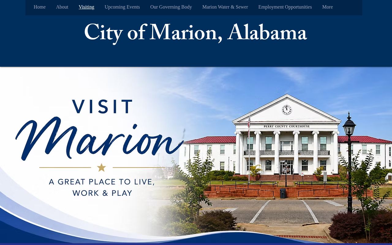Marion Police Department and city jail arrest record contacts in Perry County
